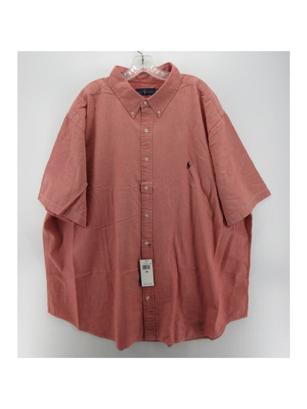 Ralph Lauren Shirt 3XB Big Button Down Classic Preppy Woven Pony Logo